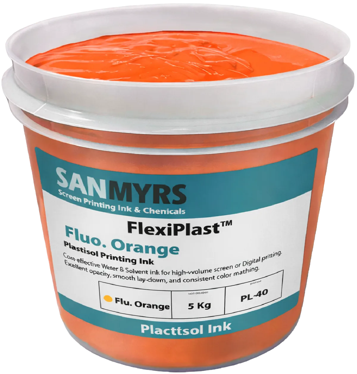 Plastisol Fluorescent Orange